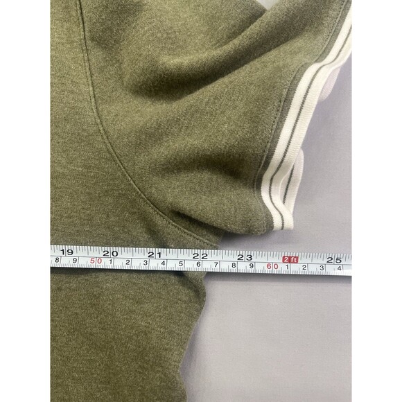 Michael Kors Polo Shirt Men's XL Green Olive White Tipped MK Logo Short Sleeve - Picture 10 of 10